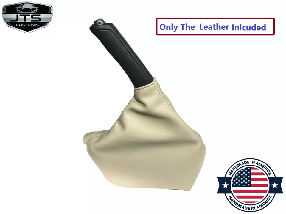 For 2008 2009 2010 2011 2012 2013 2014 2015 2016 Subaru Impreza Outback Crosstrek Parking Hand E Brake Lever Cover Boot In Warm Ivory Tan