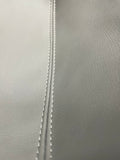 Replacement LEATHER Console Lid Armrest Cover In Platinum Gray For 2009-2019 Subaru Forester