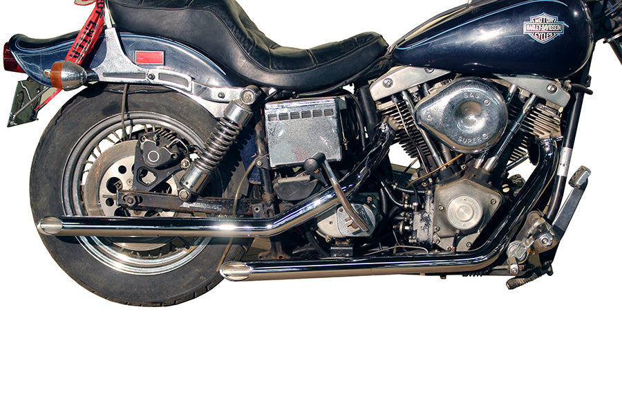 MCM Illusion Drag Pipe Set Chrome - 9720