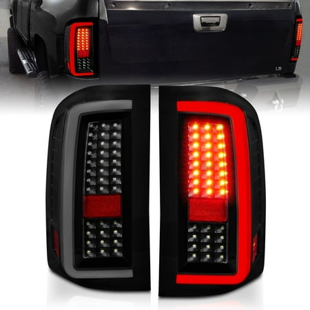 Anzo 311381 LED Tail Lights — 2007–2013 Silverado 1500 / 2007–2014 Silverado HD