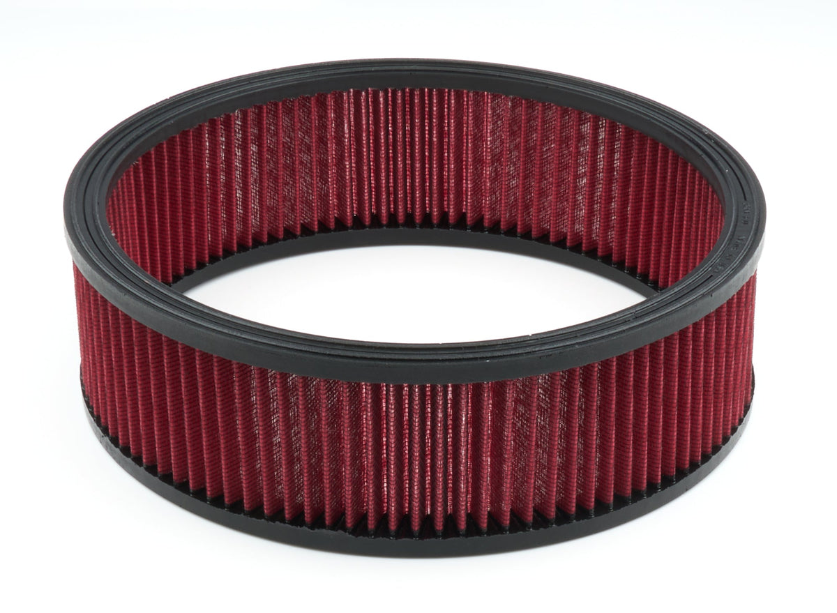 14in x 4in Round Air Filter Red - 9002