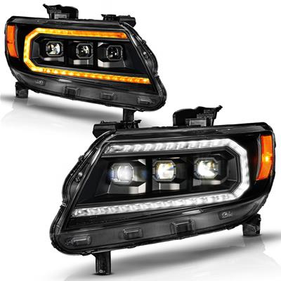 Anzo 111634 LED Headlights — 2015–2022 Chevrolet Colorado