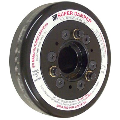 ATI Performance Products Harmonic Balancer, Super Damper, Internal Balance, Steel, Black, C-Tab - 917515