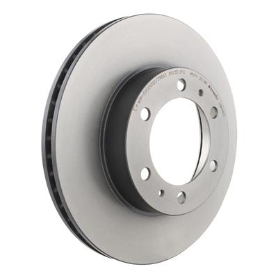 Brembo Brake Rotor, Brembo, Vented, Solid Surface, 12.56 in. Diameter, Iron, UV-Coated, Toyota, Each - 09B46111