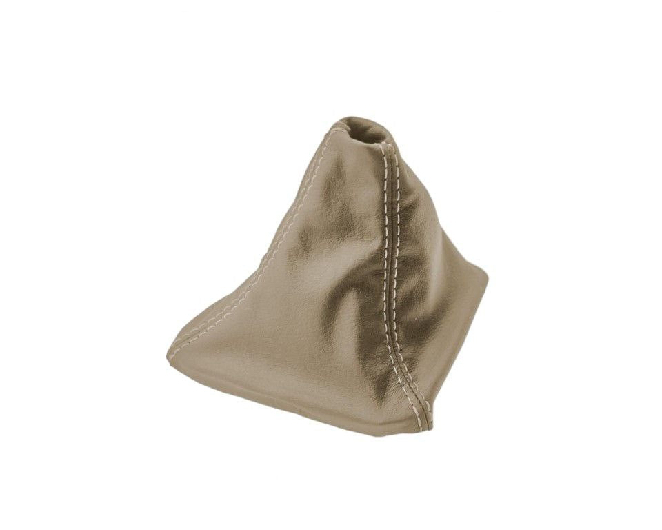 For BMW E36 E46 3 Series 1991-2005 Leather MANUAL Shift Boot Cover In Beige