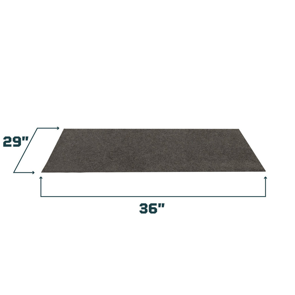 MOTIVITY Oil Spill Mat 29x36" - Protects Garage Floors - Absorbs Spills With No Soak Through - Reusable, Washable, and Durable - USA Made