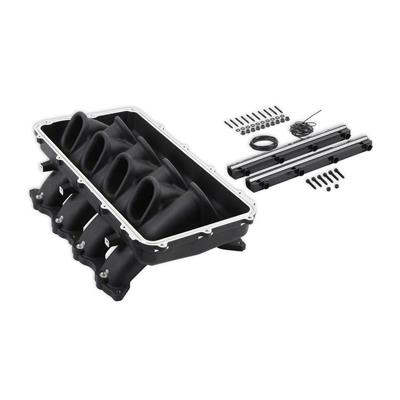 Holley EFI Coyote Hi-Ram Intake Manifold Bases - 300920BK