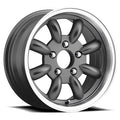 Legendary Wheels T/A 8-Spoke Charcoal Machined Wheels - LW8070754B