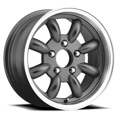 Legendary Wheels T/A 8-Spoke Charcoal Machined Wheels - LW8070854B