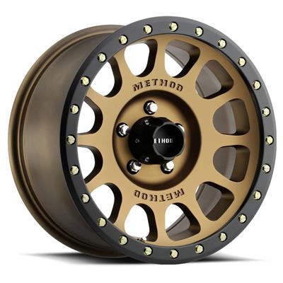 Method Race Wheels MR305 NV Matte Bronze Wheels with Matte Black Ring - S0661